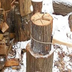 Firewood Chopping Block